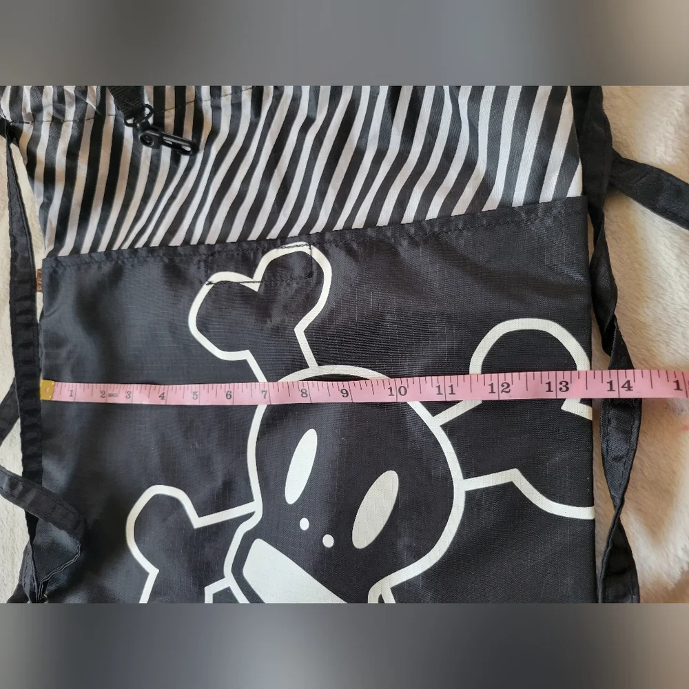 Paul Frank | Cute VTG Black/White Skull Drawstring Backpack Sling Bag